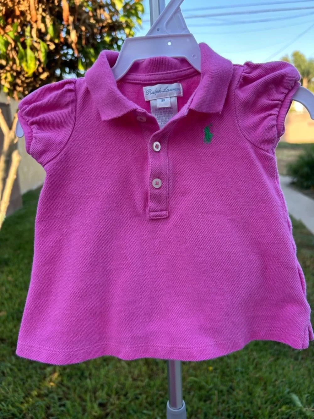 Ralph Lauren pink polo dress with bloomers